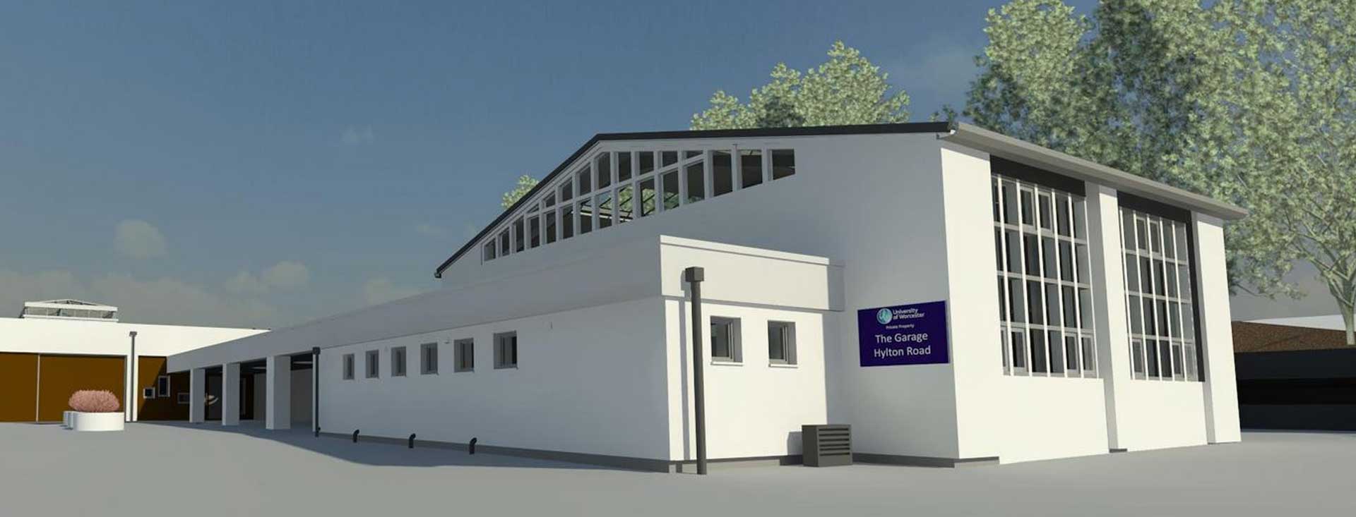 Read more about the article Worcester Uni- Garage House